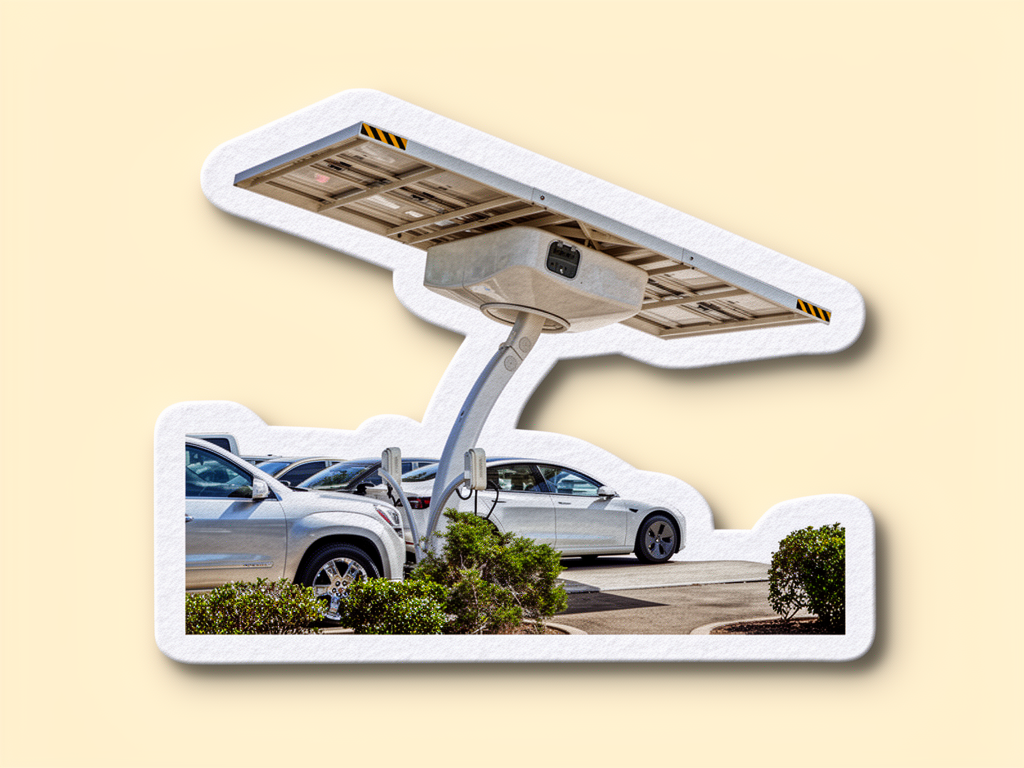 Public EV charging station